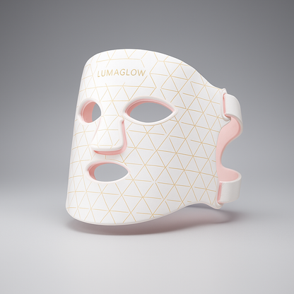 LumaGlow 7-Färgs LED Mask – Ljusterapi för Strålande Hud