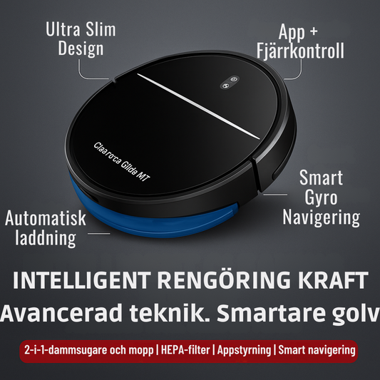 Cleanova Glide M7 – Smart Robotdammsugare
