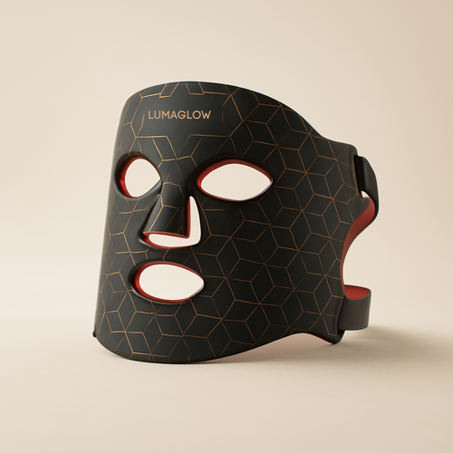 LumaGlow 7-Färgs LED Mask – Ljusterapi för Strålande Hud