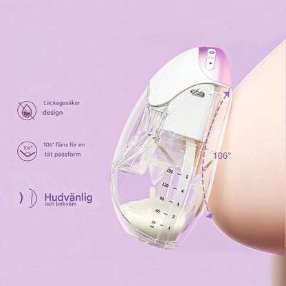 NurturaFlow Bärbar Bröstpump – Handsfree, Tyst & Uppladdningsbar