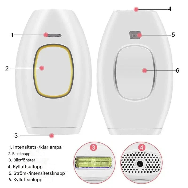GlowSilk IPL-hårborttagningsapparat – Slät hud hemma